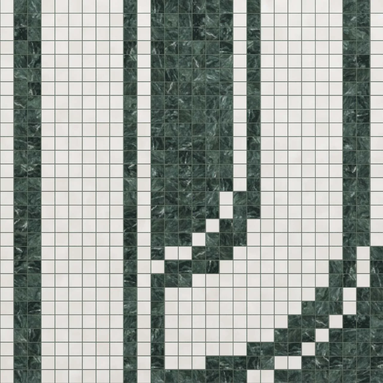 Ferronnerie Grande Verte B 10mm Stone Mosaic