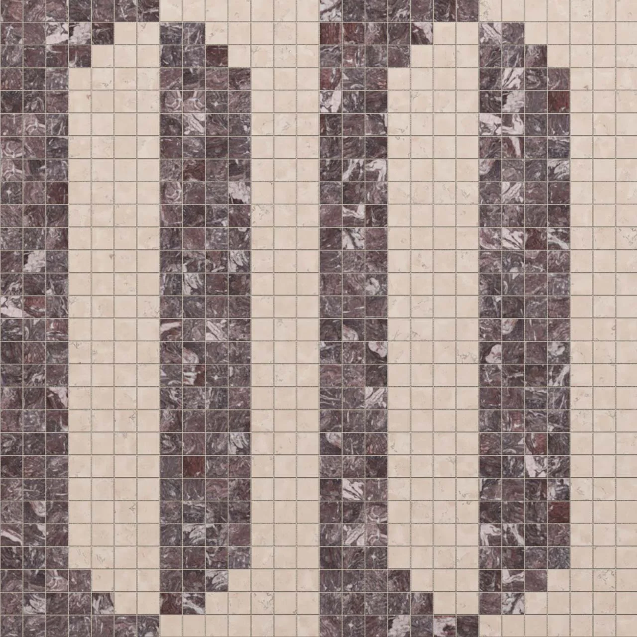 Arcade Blush 10mm Stone Mosaic