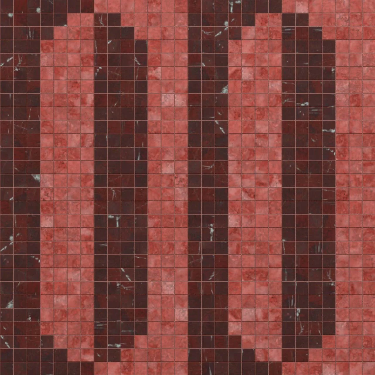 Arcade Rouge 10mm Stone Mosaic