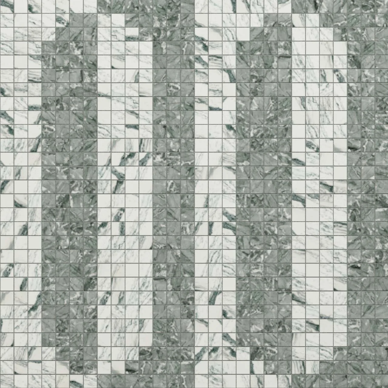 Arcade Sage 10mm Stone Mosaic
