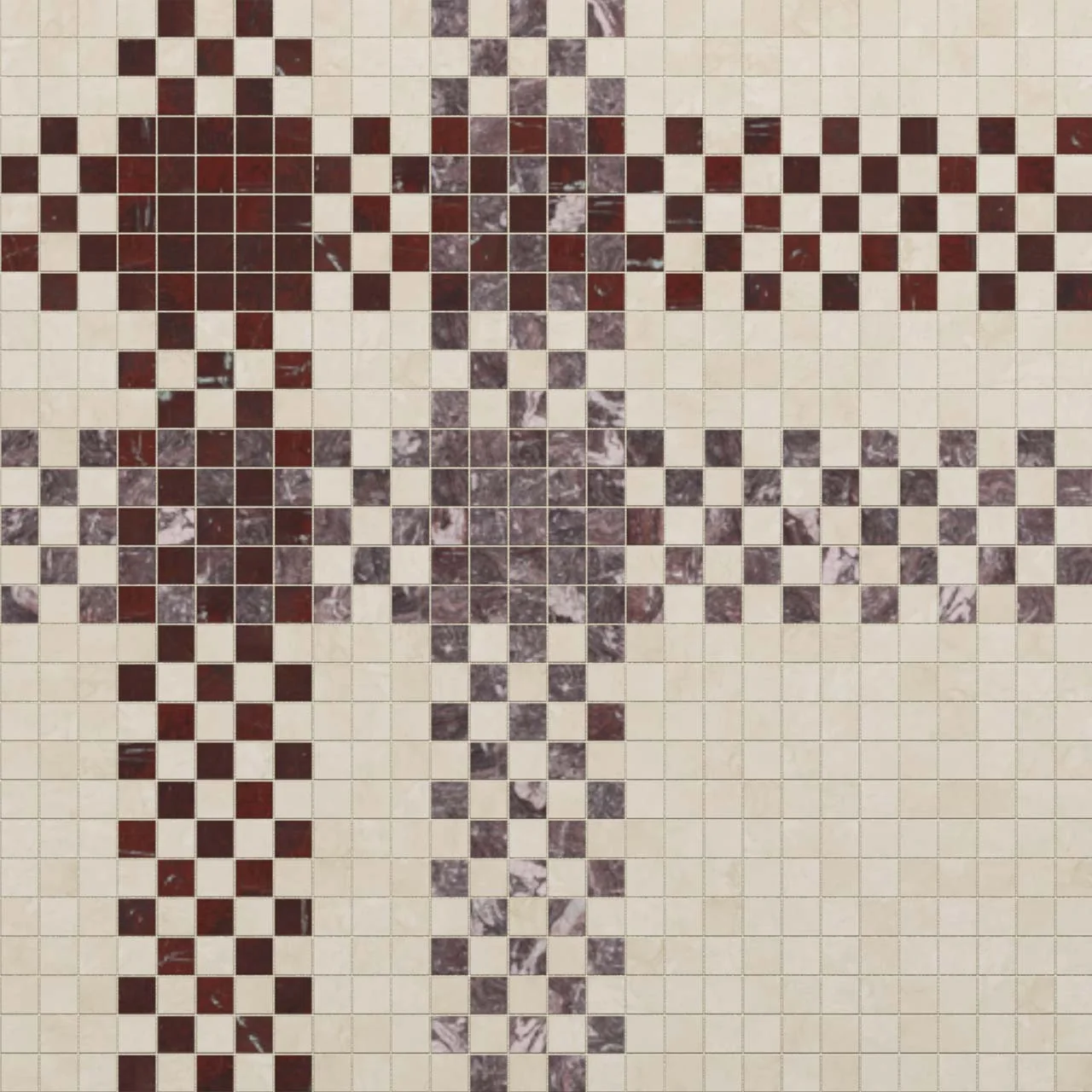 Minuto Berry 10mm Stone Mosaic