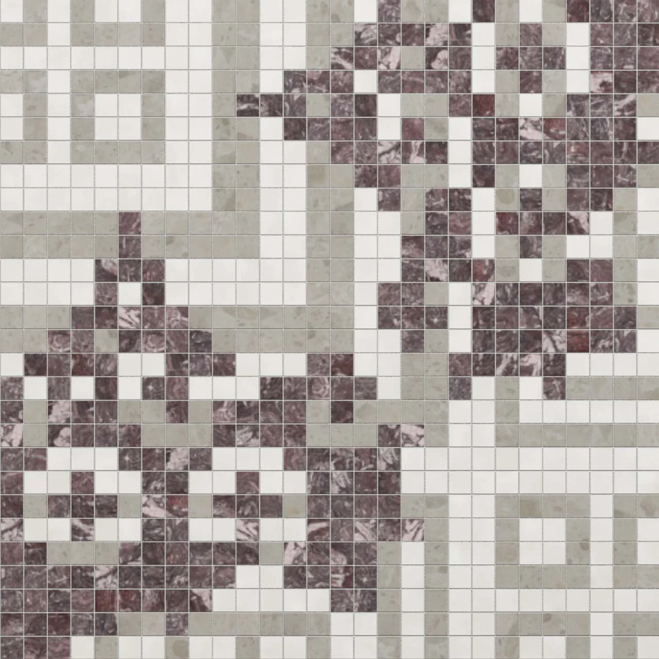 Tribuna Taupe Lace 10mm Stone Mosaic